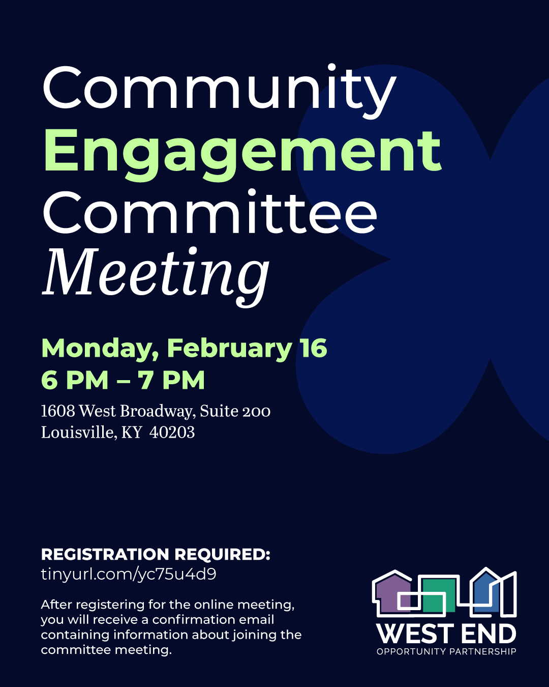 Community Engagement Committee Meeting